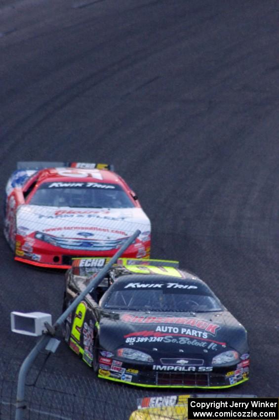 Michael Bilderback and Ross Kenseth