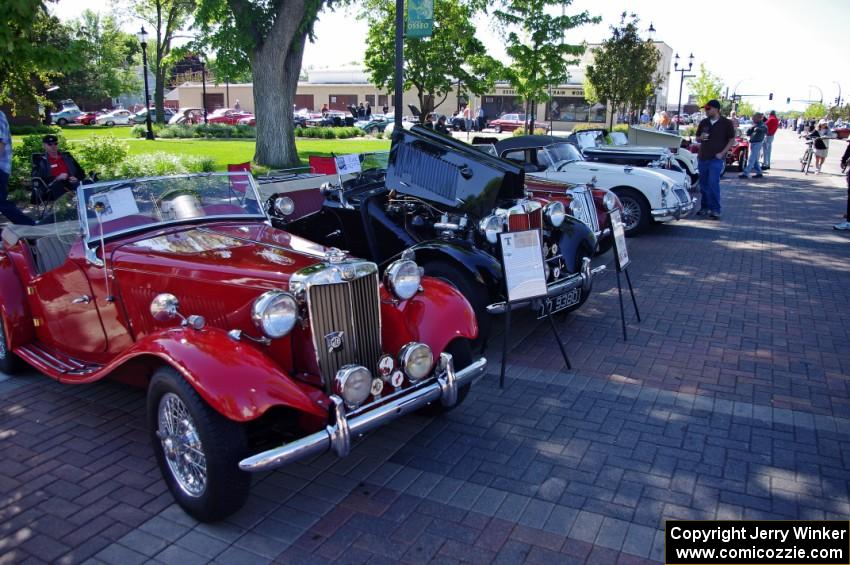 Two MG-TDs, an MG-TF and an MGA