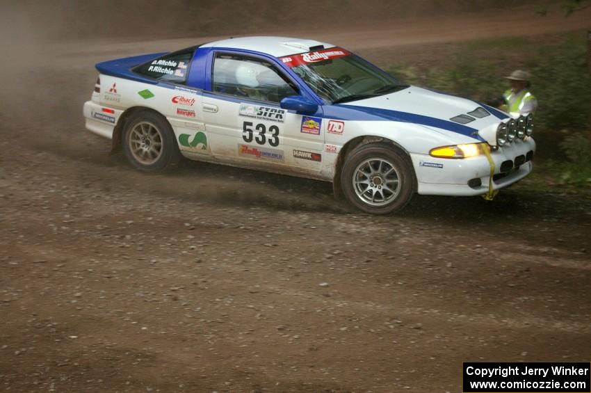 Paul Ritchie / Drew Ritchie Mitsubishi Eclipse GSX on SS6.