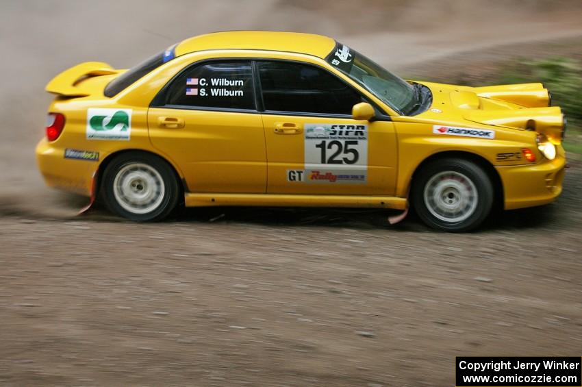 Scott Wilburn / Carrie Wilburn Subaru WRX on SS6.