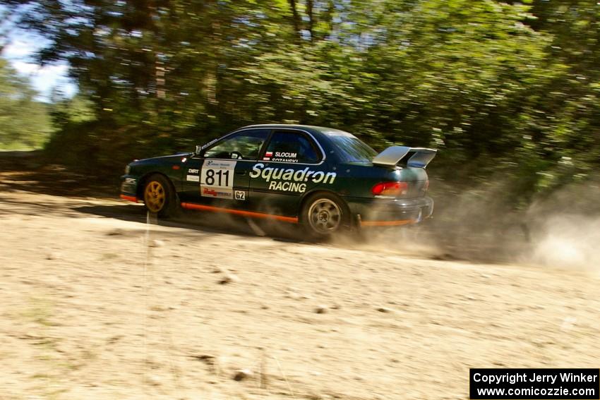 Jaroslaw Sozanski / Ben Slocum Subaru Impreza on SS12.