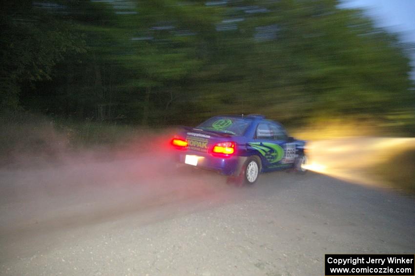 Heath Nunnemacher / Heidi Nunnemacher Subaru WRX on SS15.