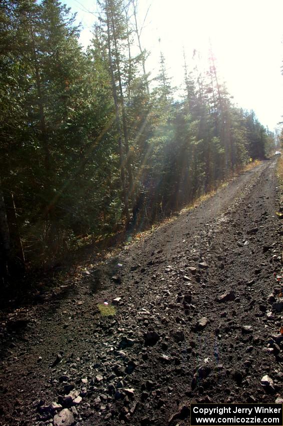 Adam Markut / John Nordlie Eagle Talon in the distance on SS1.