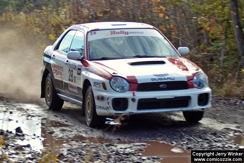 Justin Pritchard / Bill Westrick Subaru WRX on SS1.