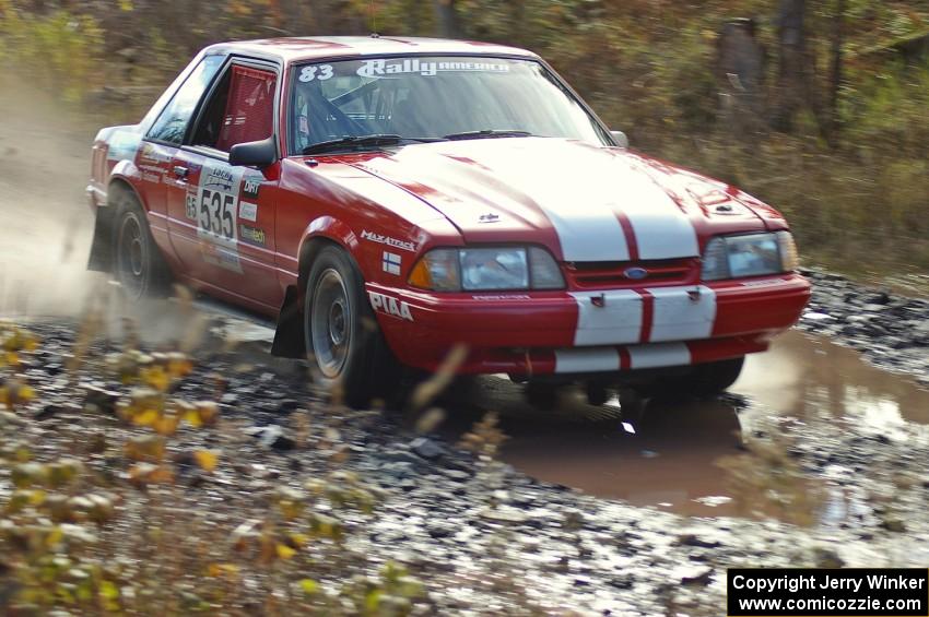 Mark Utecht / Rob Bohn Ford Mustang on SS1.