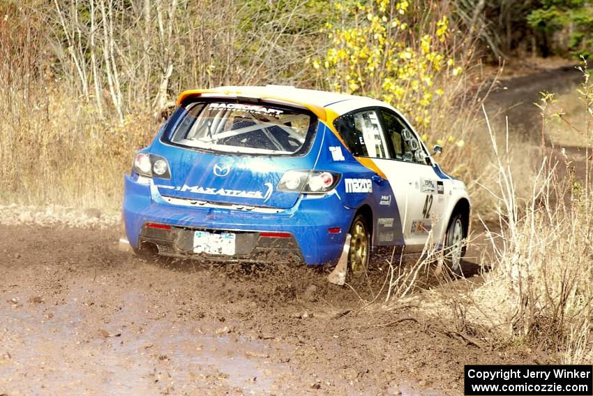 Eric Burmeister / Dave Shindle Mazda Mazdaspeed 3 on SS1.