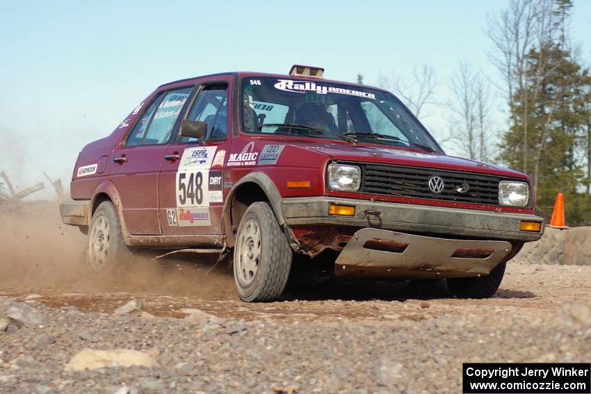 Matt Bushore / Andy Bushore Volkswagen Jetta on SS1.