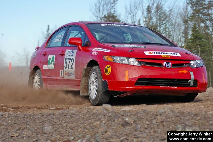 James Robinson / Michael Niesen Honda Civic Si on SS1.