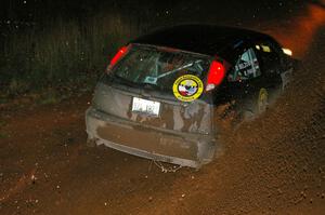 Roman Pakos / Dariusz Belzowski	Ford Focus SVT slings gravel at the final corner of SS4, Echo Lake 1.