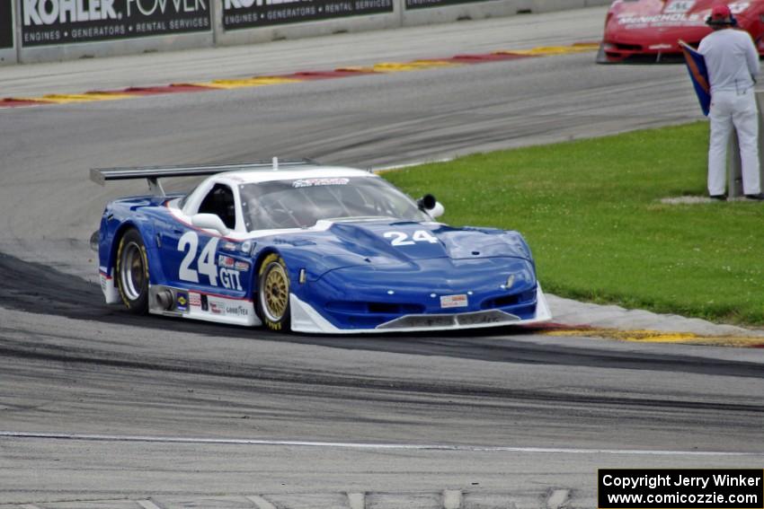 Rick Dittman's Chevy Corvette and Amy Ruman's Chevy Corvette