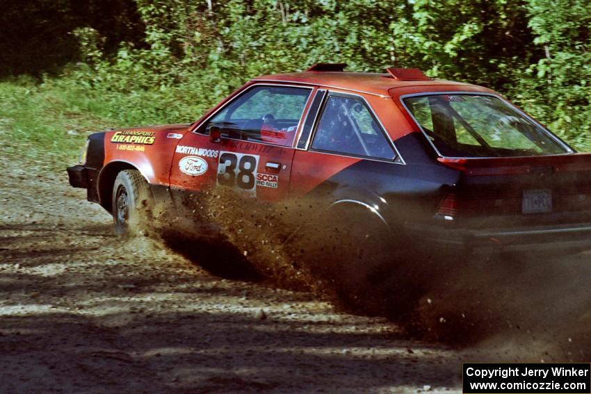 Jim Buchwitz / C.O. Rudstrom Mercury Lynx at the spectator point on SS10 (Kabekona).