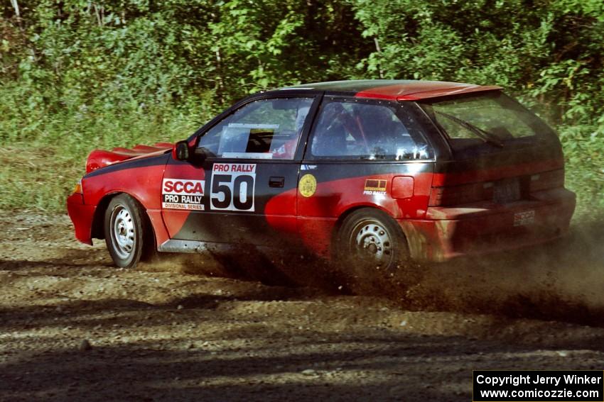 Kurt Winkelmann / Tom Sherony Suzuki Swift at the spectator point on SS10 (Kabekona).