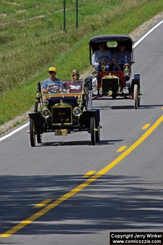 Wimpy Nelson's 1911 Maxwell and Peter Fausch's 1906 Ford