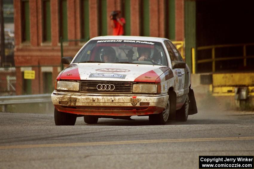 James Frandsen / Todd Bourdette Audi 200 Quattro on SS11, Rumford.