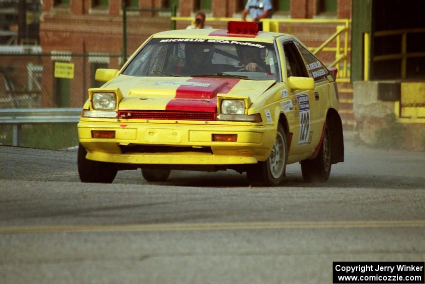 Scott Kreisler / John Bonasera Nissan 200SX on SS11, Rumford.