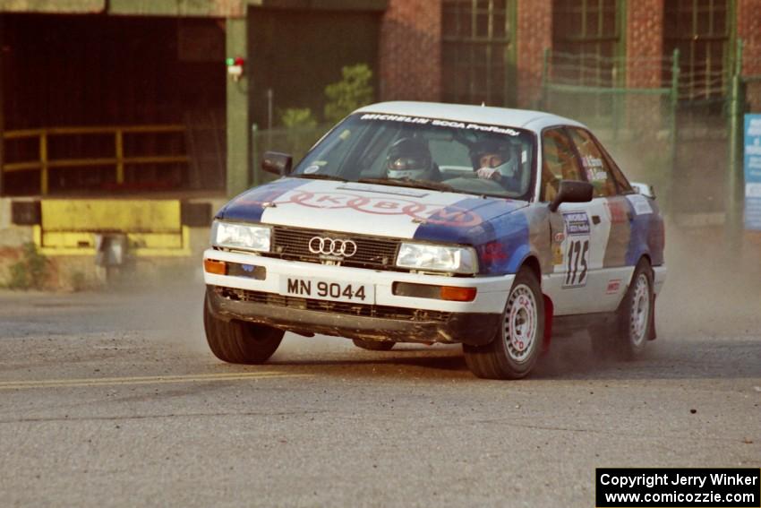 Alex Erisoty / Ben Greisler Audi 90 Quattro on SS11, Rumford.