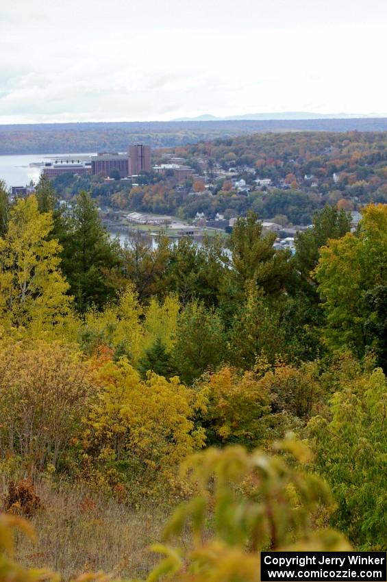 Colors across the canal from the Hancock overlook. Michigan Tech is on the other side in Hancock. (2)