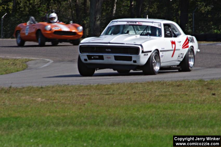 Shannon Ivey's Chevy Camaro and Rich Stadther's Elva Courier