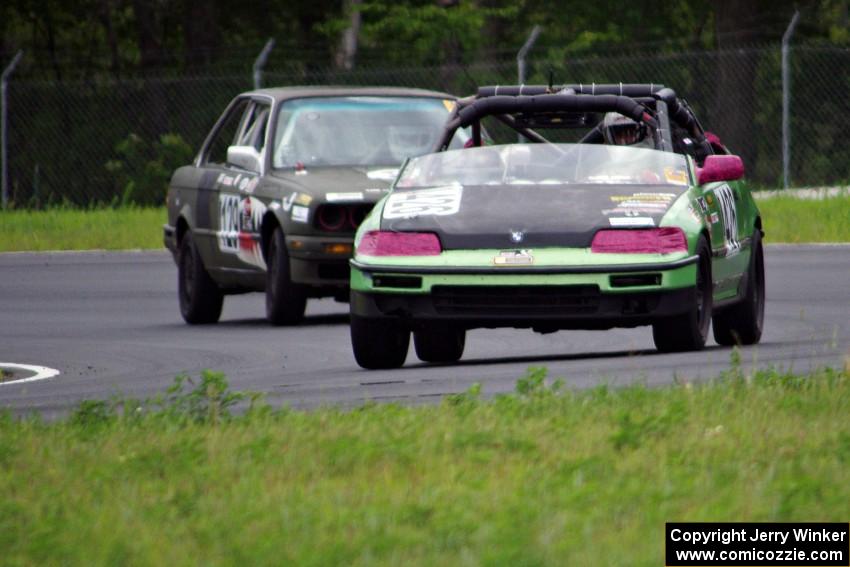 Danger Zone Racing Honda CRX and E30 Bombers BMW 325i