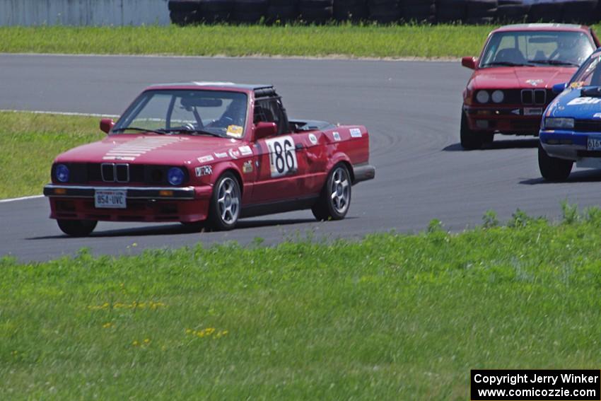 Missing Link Motorsport BMW 325, Binford 'More Power' Racing Chevy Beretta and Probs Racing BMW 325