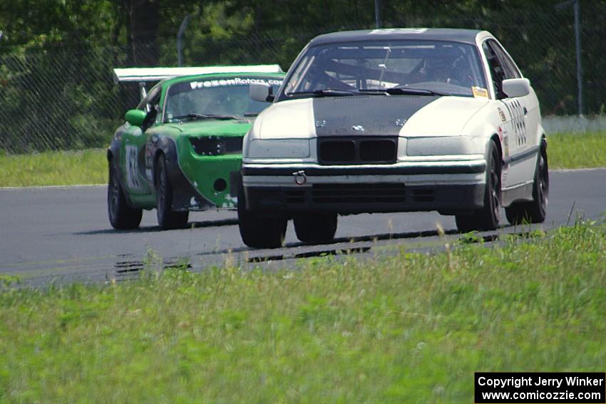 Fubar Racing BMW 325 and Miaro Racing Mazda Miata