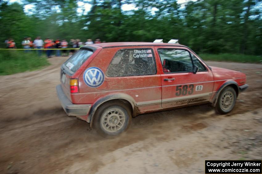 Brent Carlson / Mark Utecht VW GTI on SS6