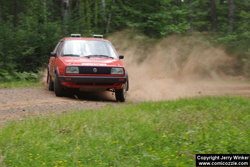 Brent Carlson / Mark Utecht VW GTI on SS1