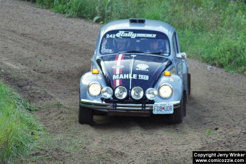 Mark Huebbe / John Huebbe in their VW Beetle on SS1