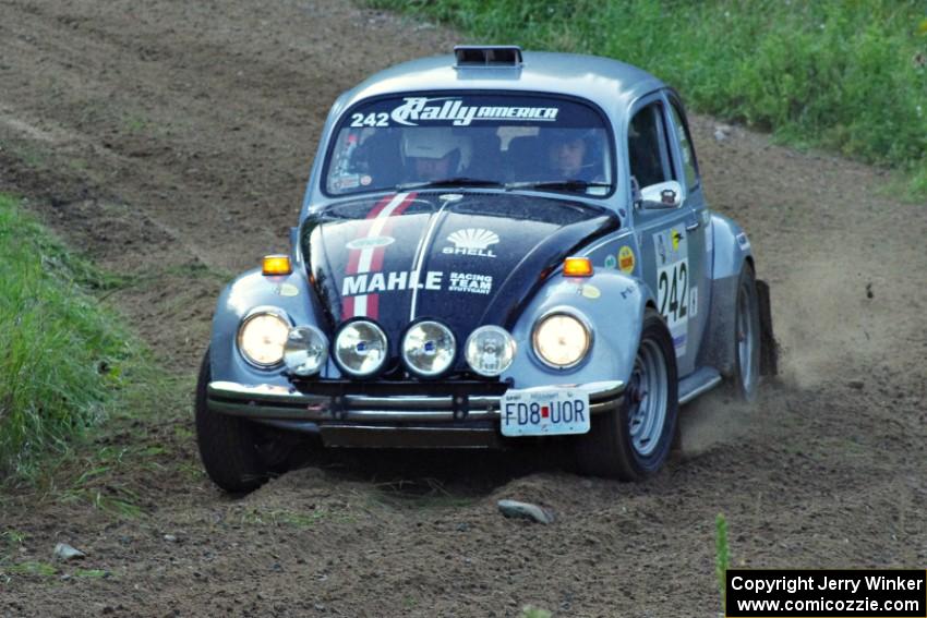 Mark Huebbe / John Huebbe in their VW Beetle on SS1