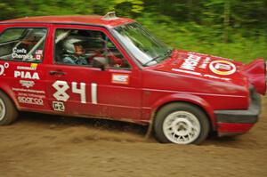 Daryn Chernick / Matt Conte in their VW GTI on SS9