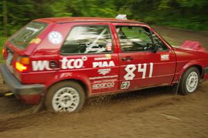 Daryn Chernick / Matt Conte in their VW GTI on SS9