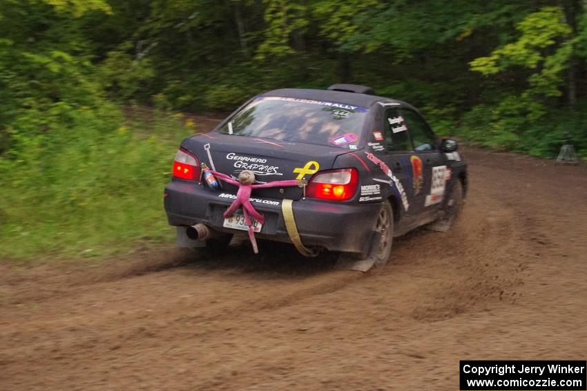 Anthony Israelson / Jason Standage in their Subaru Impreza on SS9