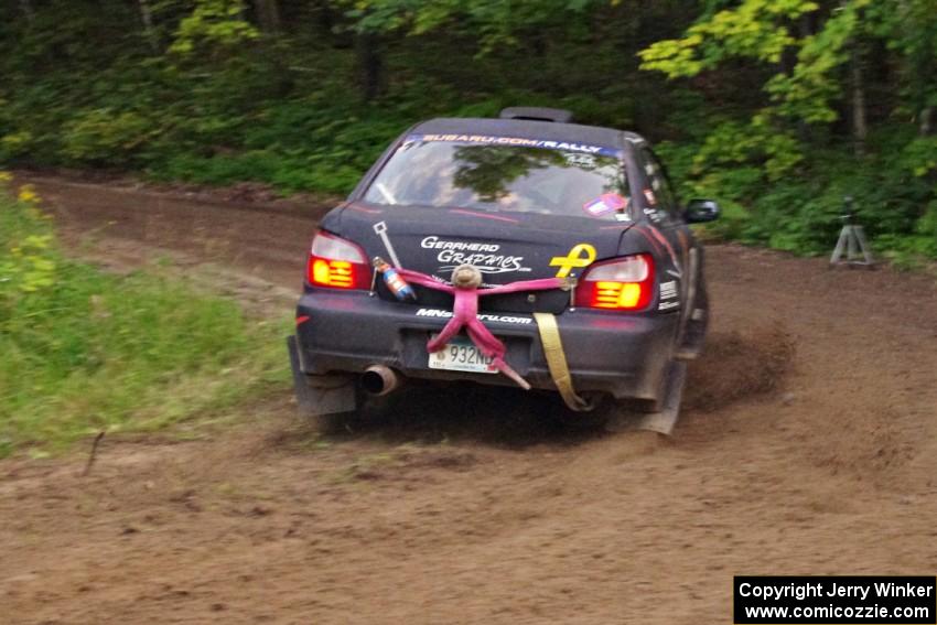 Anthony Israelson / Jason Standage in their Subaru Impreza on SS9