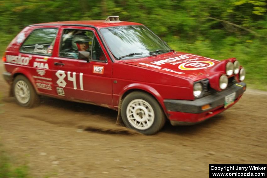 Daryn Chernick / Matt Conte in their VW GTI on SS9