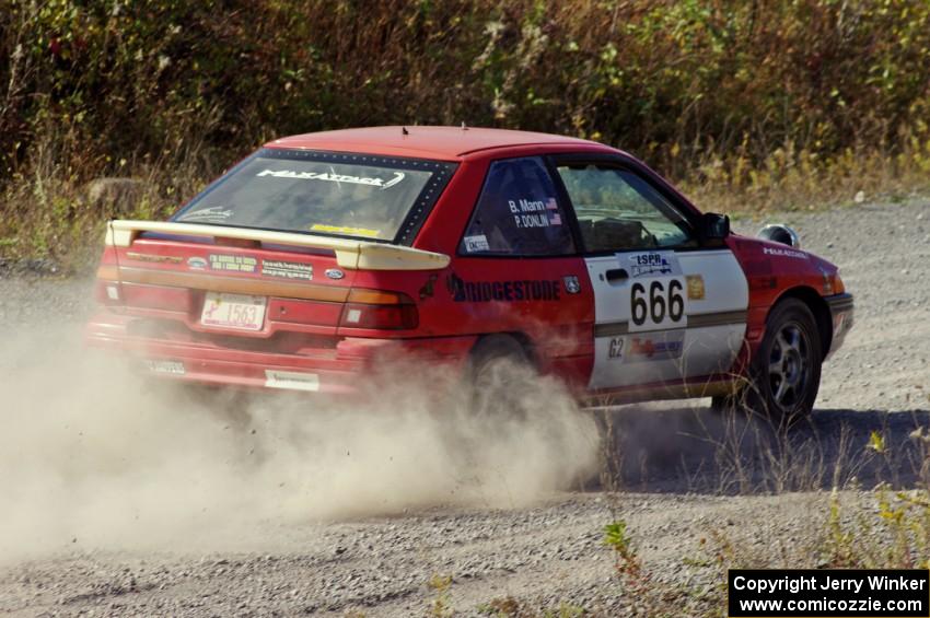 Paul Donlin / Billy Mann in their Ford Escort on SS1 (Green Acres I)