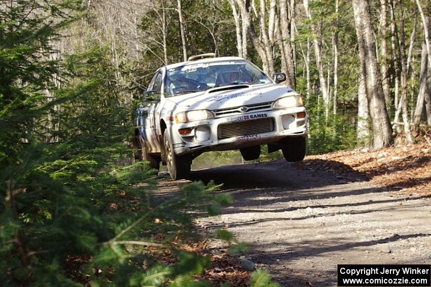 Henry Krolikowski / Cindy Krolikowski in their Subaru Impreza on SS3 (Herman I)