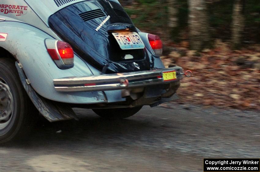 Mark Huebbe / John Huebbe in their VW Beetle on SS5 (Herman II)