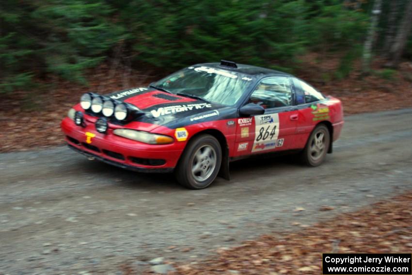 Erik Hill / Oliver Cooper in their Eagle Talon on on SS5 (Herman II)