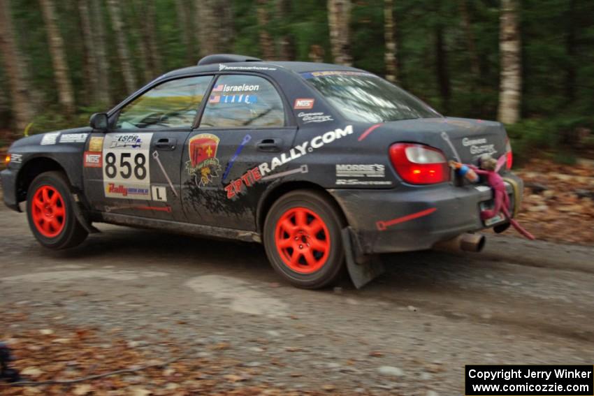 Anthony Israelson / Jesse Lang in their Subaru Impreza on SS5 (Herman II)