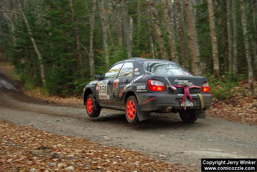 Anthony Israelson / Jesse Lang in their Subaru Impreza on SS5 (Herman II)