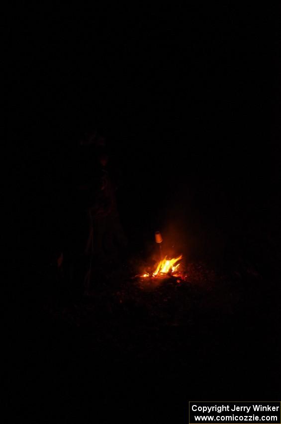 Marshals around a campfire on SS8 (Bob Lake)