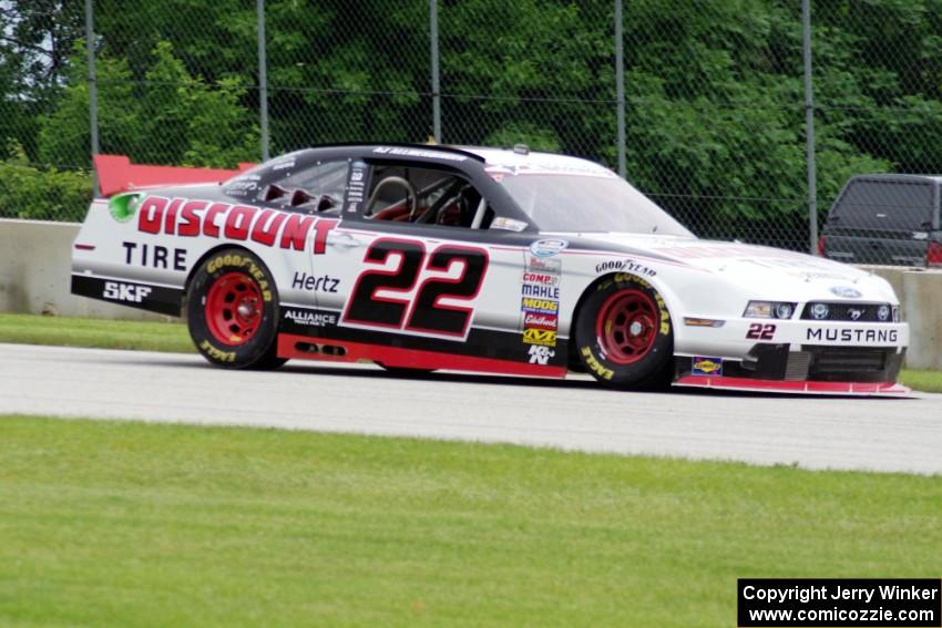 A.J. Allmendinger's Ford Mustang