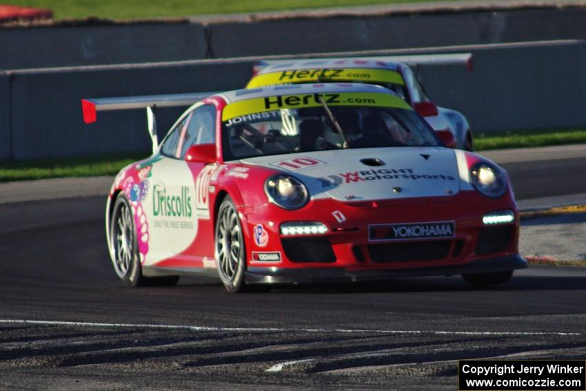 Sean Johnston's and Fernando Peña's Porsche GT3 Cup cars