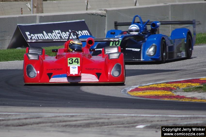 Jon Brownson's and Mikhail Goikhberg's Panoz Élan DP-02s