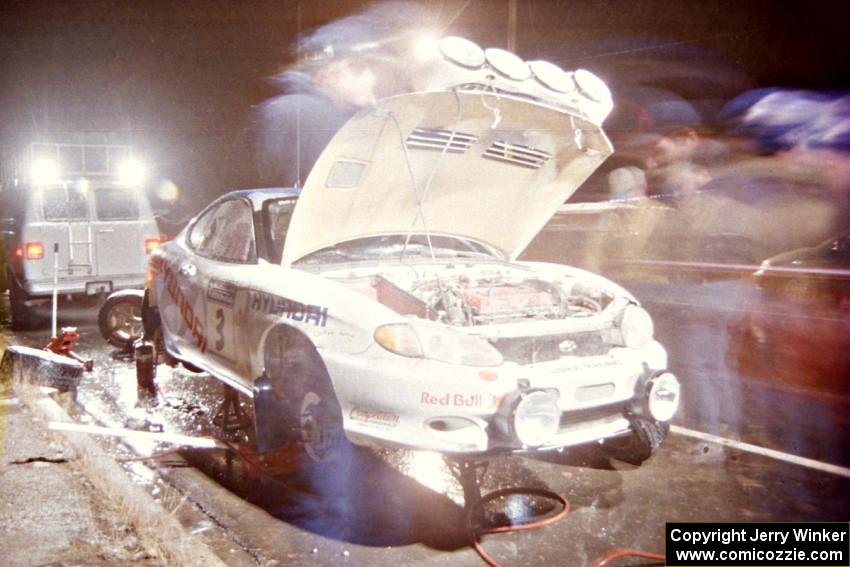 Paul Choiniere / Jeff Becker Hyundai Tiburon at service in Kenton.