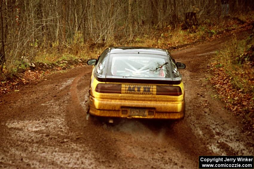 Steve Gingras / Bill Westrick Eagle Talon at the final corner of SS11, Gratiot Lake I.