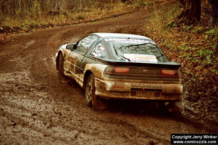 Bryan Pepp / Jerry Stang Eagle Talon at the final corner of SS11, Gratiot Lake I.