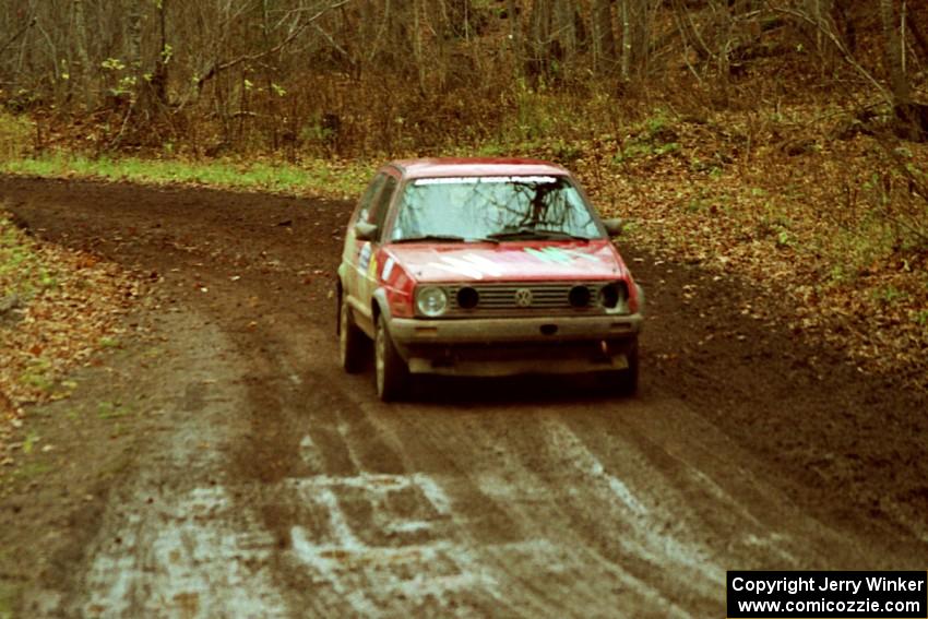 Richard Pilczuk / Brian Pilczuk VW GTI on SS18, Gratiot Lake II.