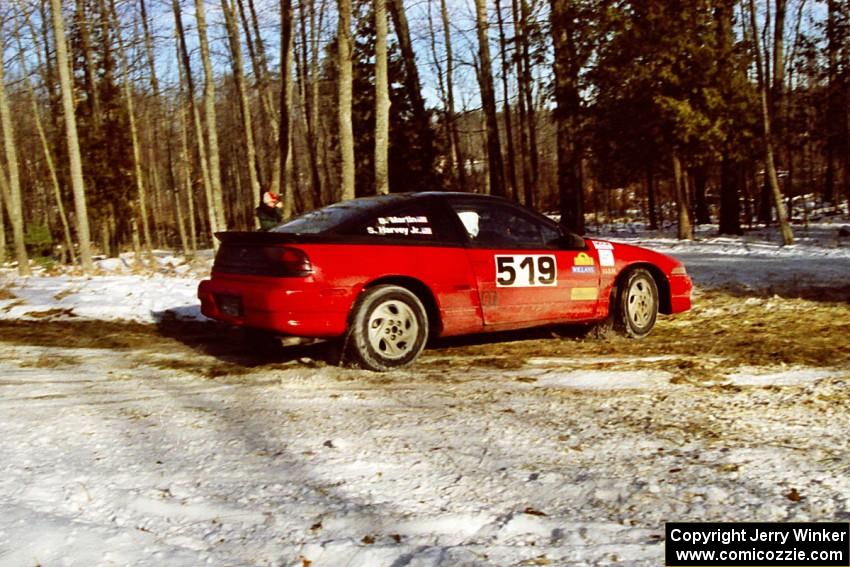 Scott Harvey, Jr. / Bob Martin take the hairpin on SS7, Ranch II, in their Eagle Talon TSi.