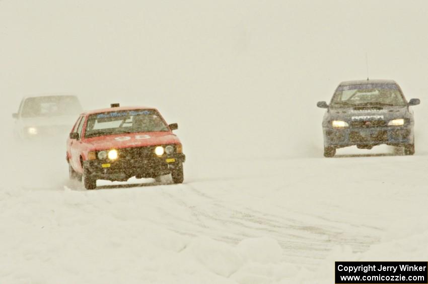 Mark Olson's VW Scirocco and Mark Utecht / Dave Cammack Subaru Impreza 2.5RS